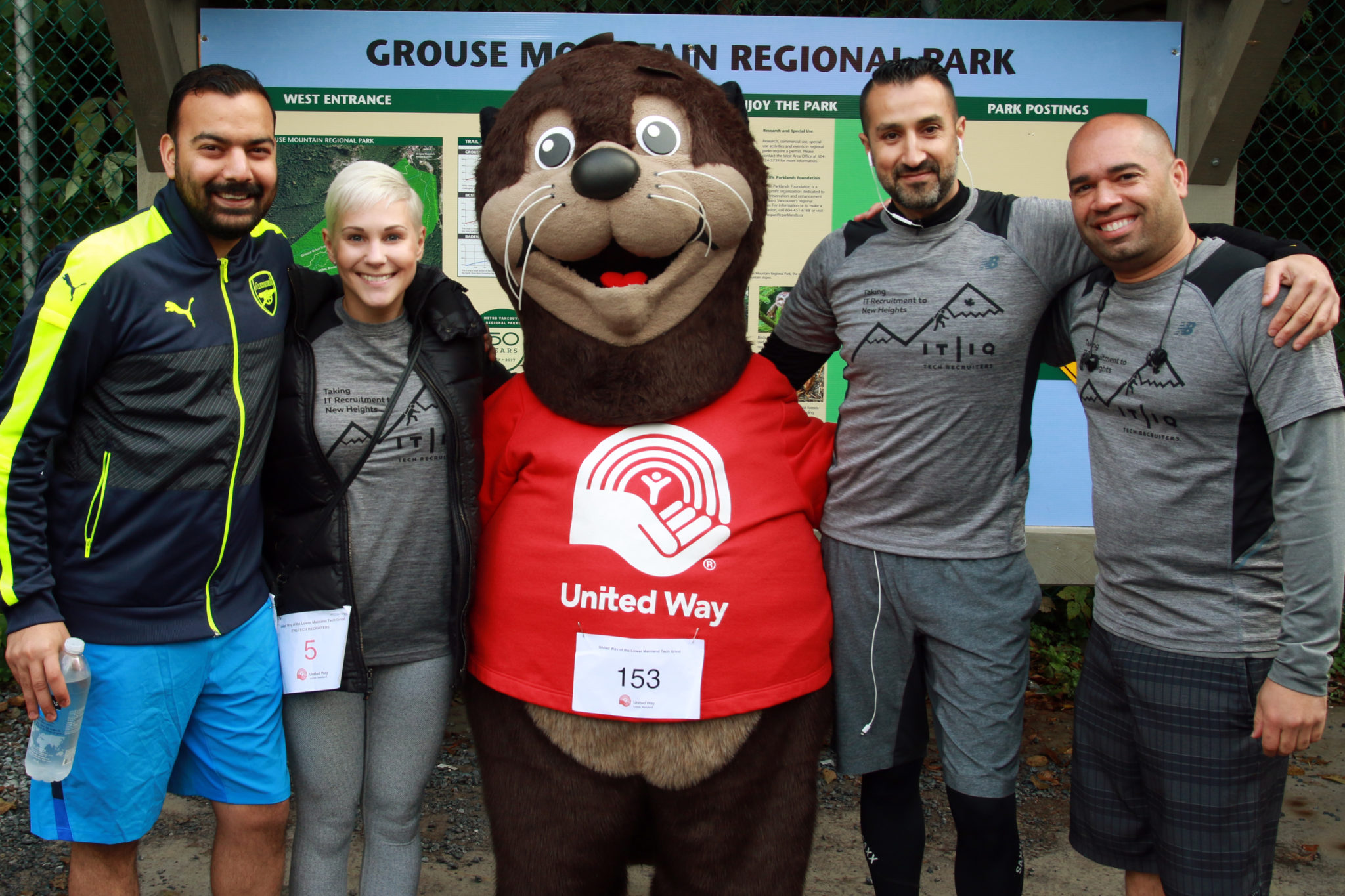IT/IQ team at a United Way event