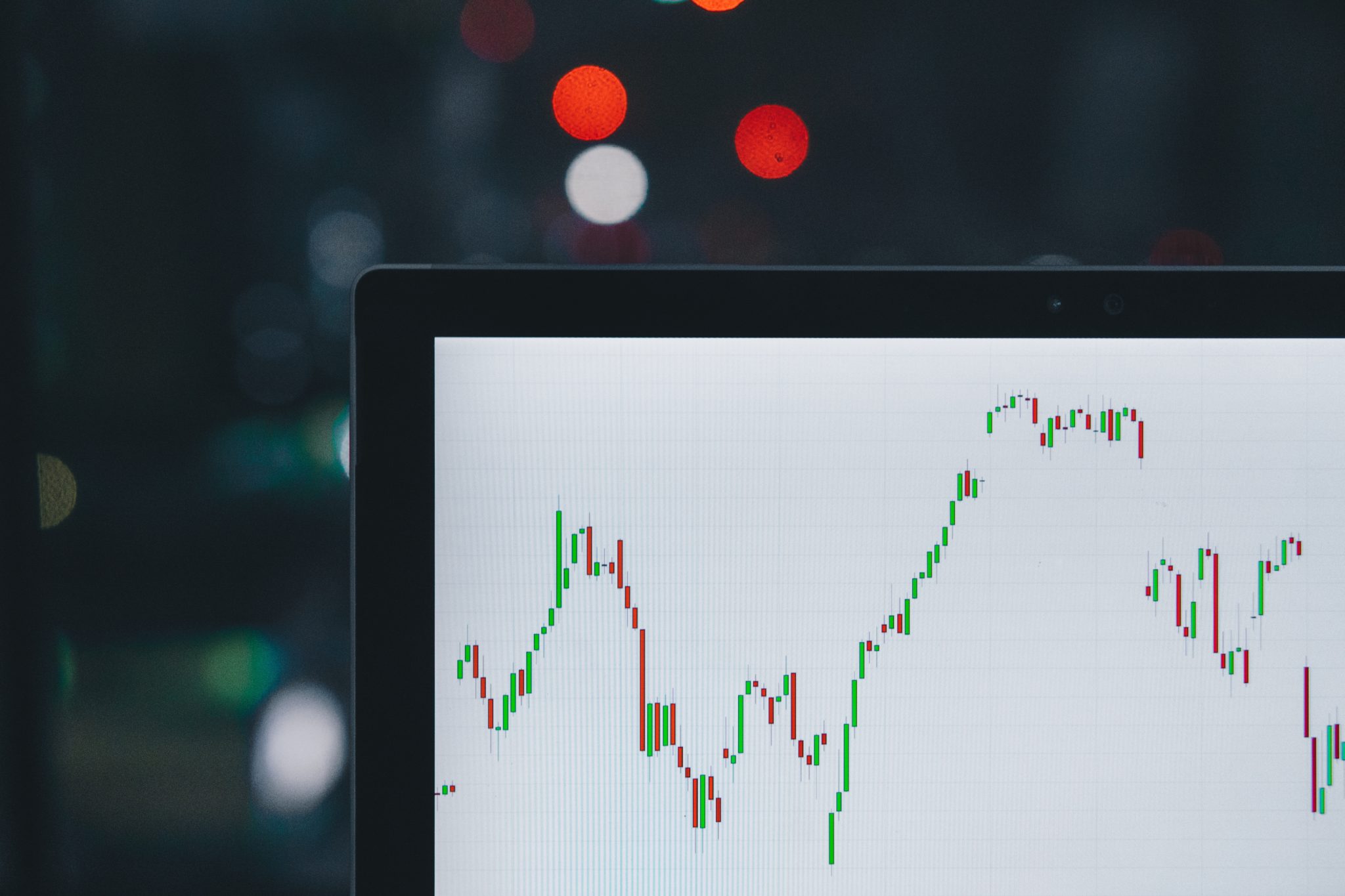Stock history on graph.